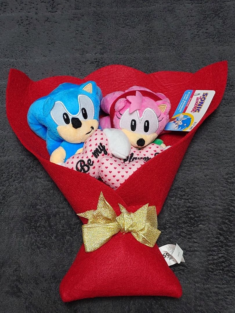 ソニック ソニック&エミー バレンタインデーぬいぐるみ12インチ