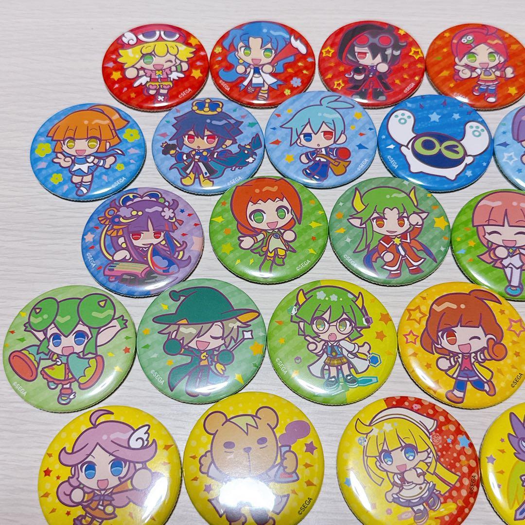 ぷよクエ カフェ2025 ぷよぷよ クエスト 缶バッジ 全種コンプリート 37個