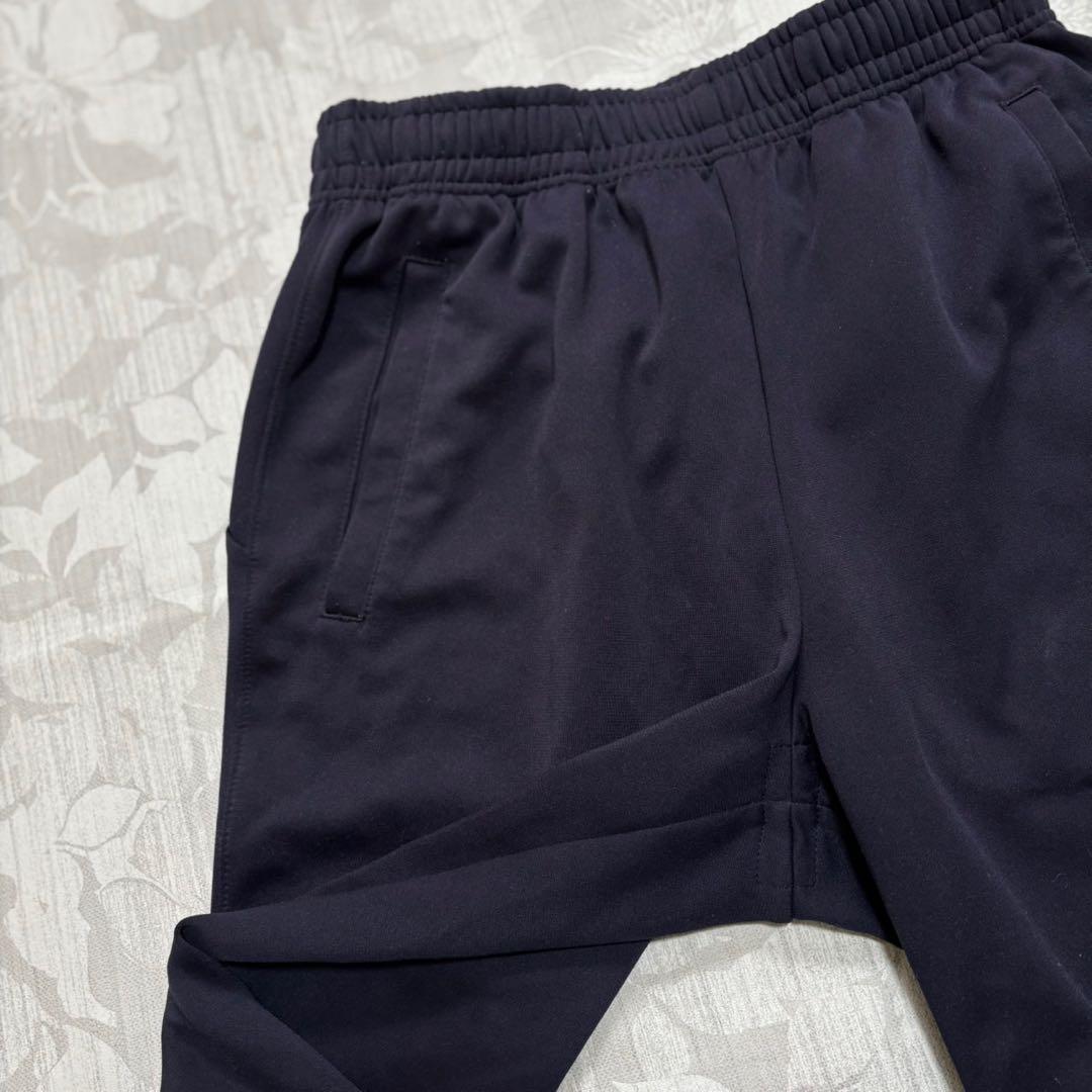 asics トレーニングパンツ　ジャージ下（M）ネイビー系スポーツ　ロゴプリント