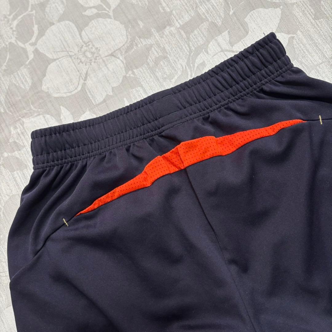 asics トレーニングパンツ　ジャージ下（M）ネイビー系スポーツ　ロゴプリント