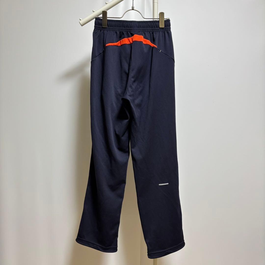 asics トレーニングパンツ　ジャージ下（M）ネイビー系スポーツ　ロゴプリント