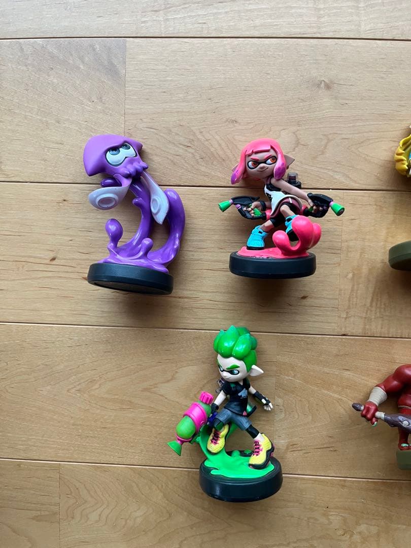 ゼルダの伝説 と Splatoon のAmiiboフィギュアセット