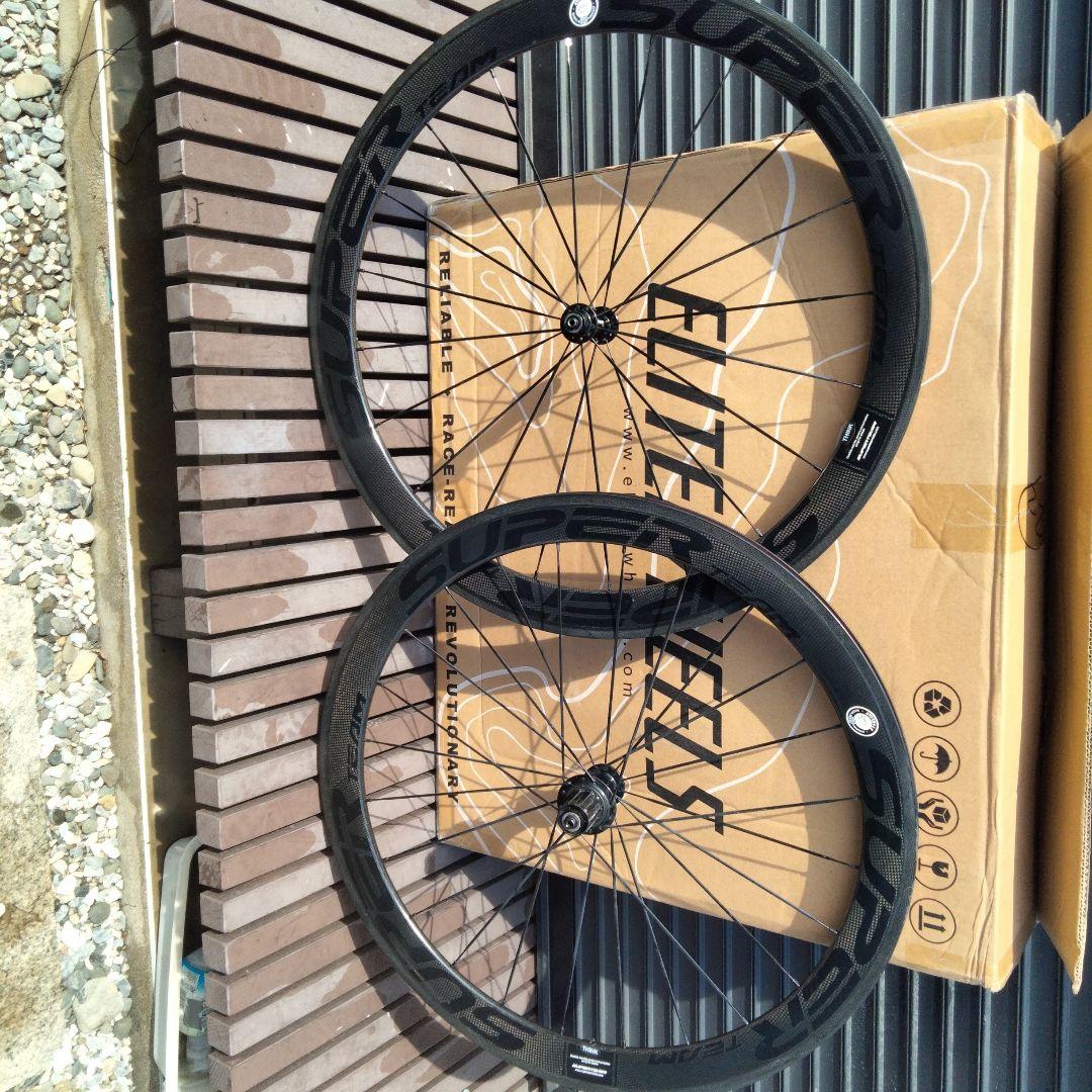 SUPER TEAM カーボンホイール リムブレーキ 700C 50ミリ