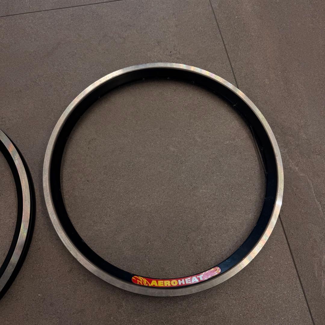 VELOCITY リム 2本セット　24ホール　AERO HEAT 16インチ