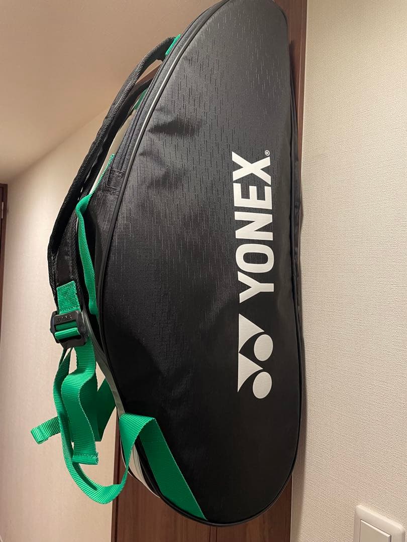 YONEX バドミントンバッグ ブラック/ホワイト/グリーン