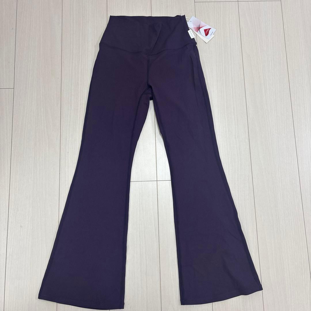 完売品　SUKALA ベーシックリブフレアパンツ　Sサイズ