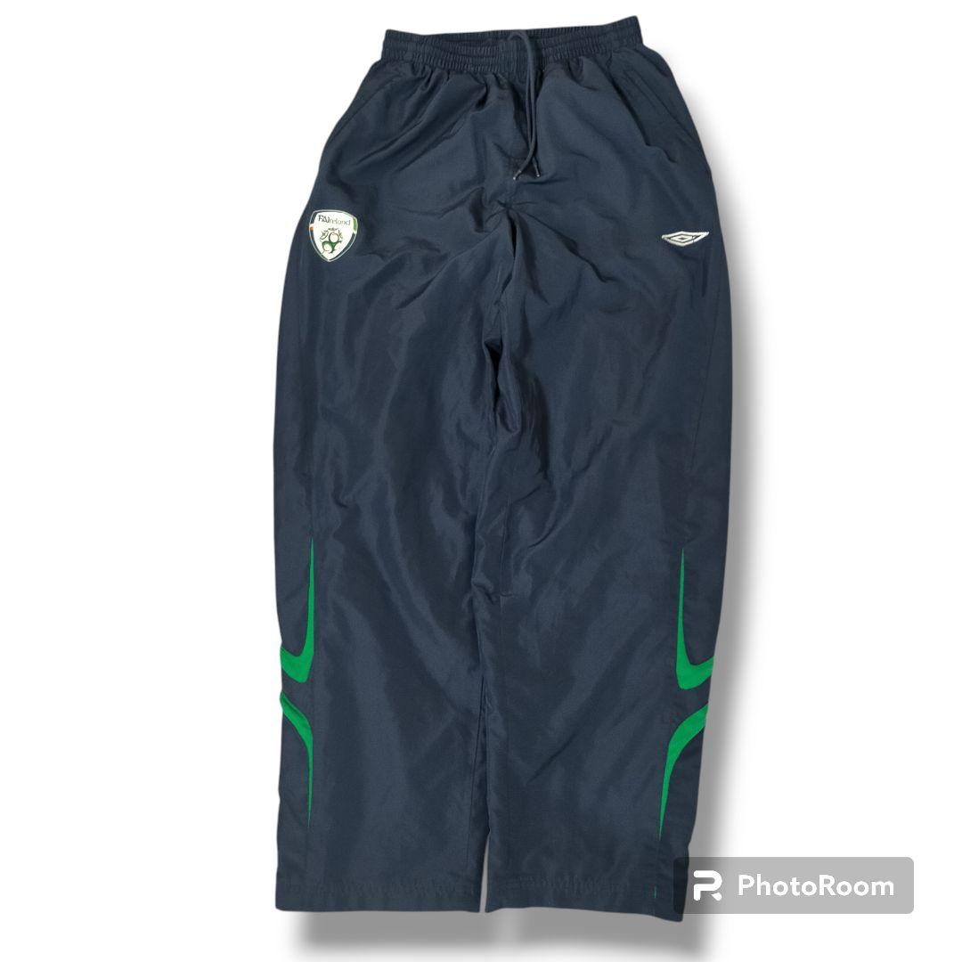 アンブロ UMBRO アイルランド 代表 ナイロン パンツ ワイド 90s L
