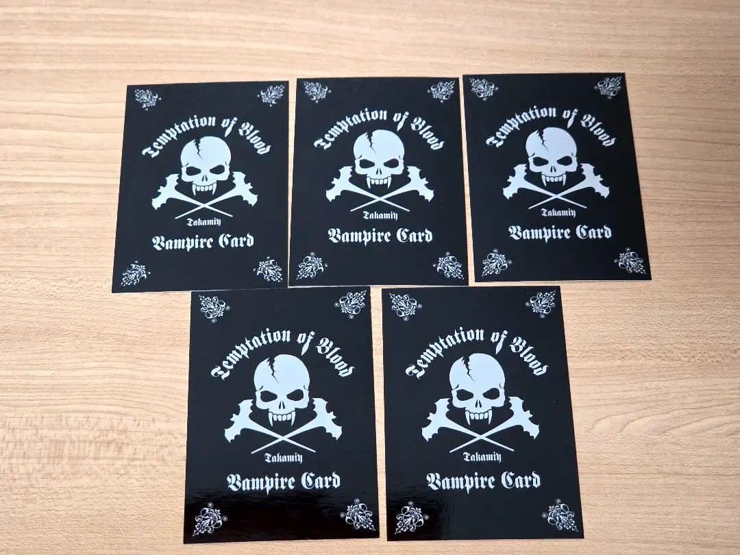 THE ALFEE 高見沢俊彦 ソロ トレカ Vampire Card 5種