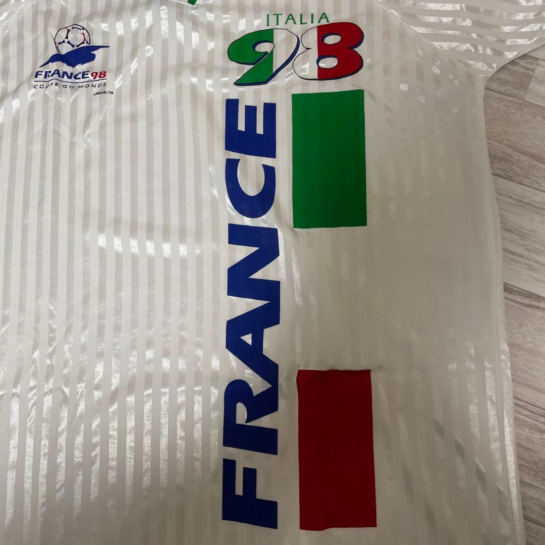 激レア　サッカー　ワールドカップ　98フランス　イタリア　ユニフォーム
