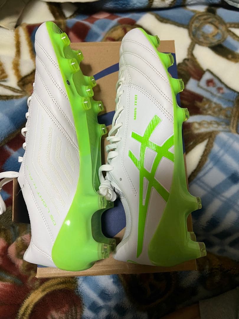 新品ASICS DS LIGHT X-FLY 4 ホワイト グリーン 2足セット