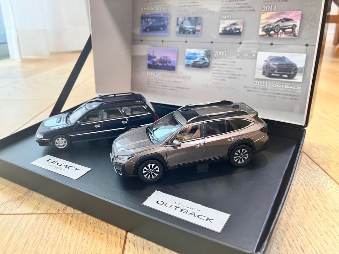 SUBARU レガシィ アウトバック 1/43スケールモデル 2台セット