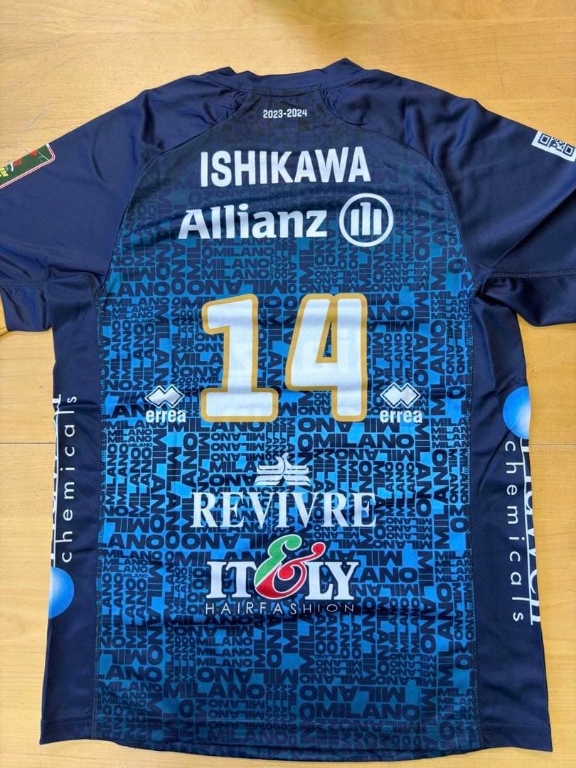 Power Volley Milano 石川祐希選手 レプリカアウェイシャツ M