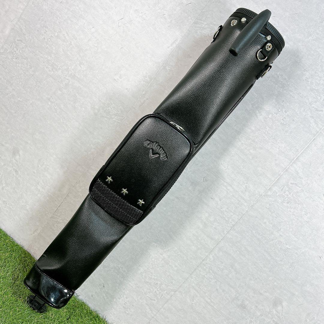 レザー調　Callaway キャロウェイ　スタンド　キャディバッグ　サブ