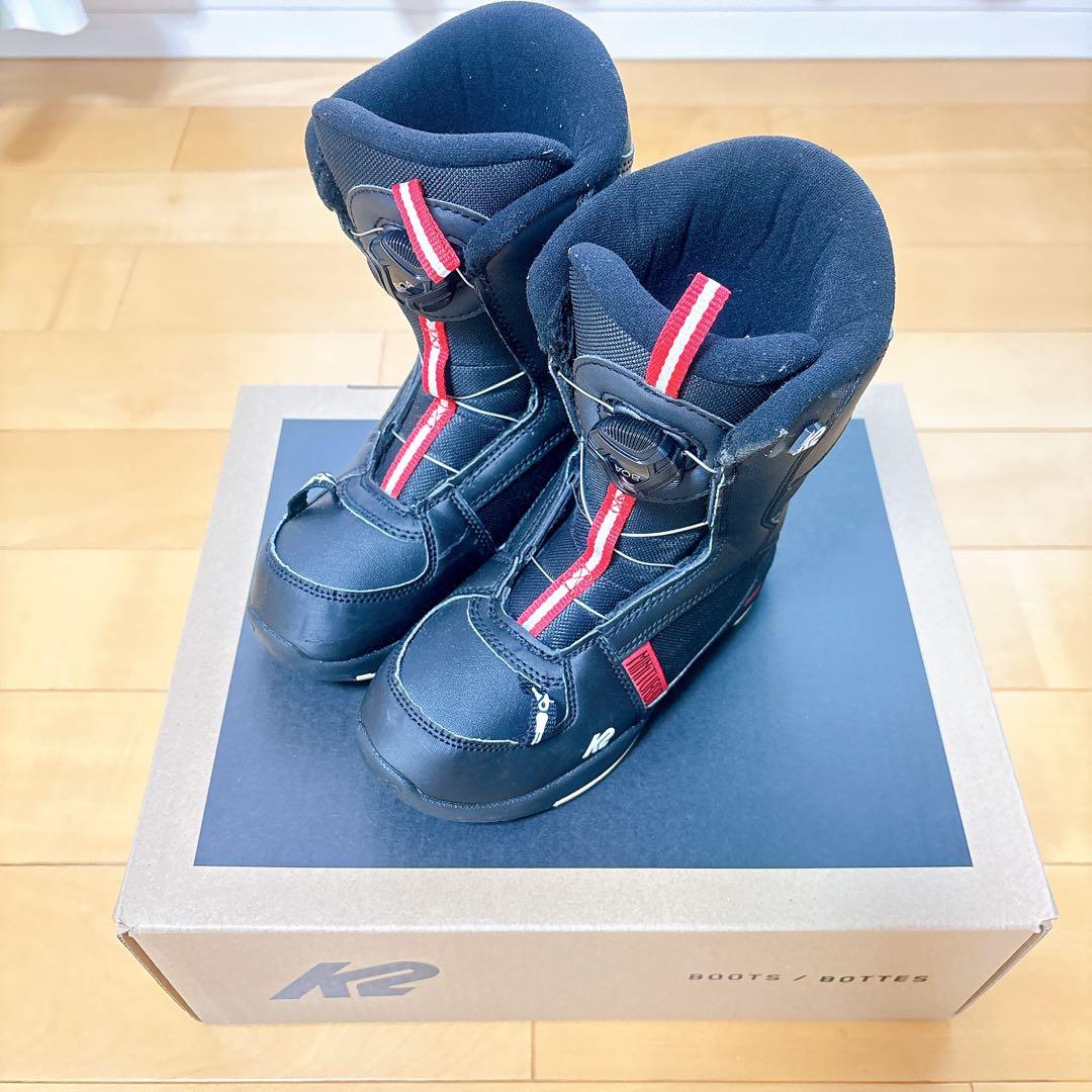 K2 ケーツー　キッズ　スノーボード　ブーツ 18.5cm ミニターボ　雪　冬