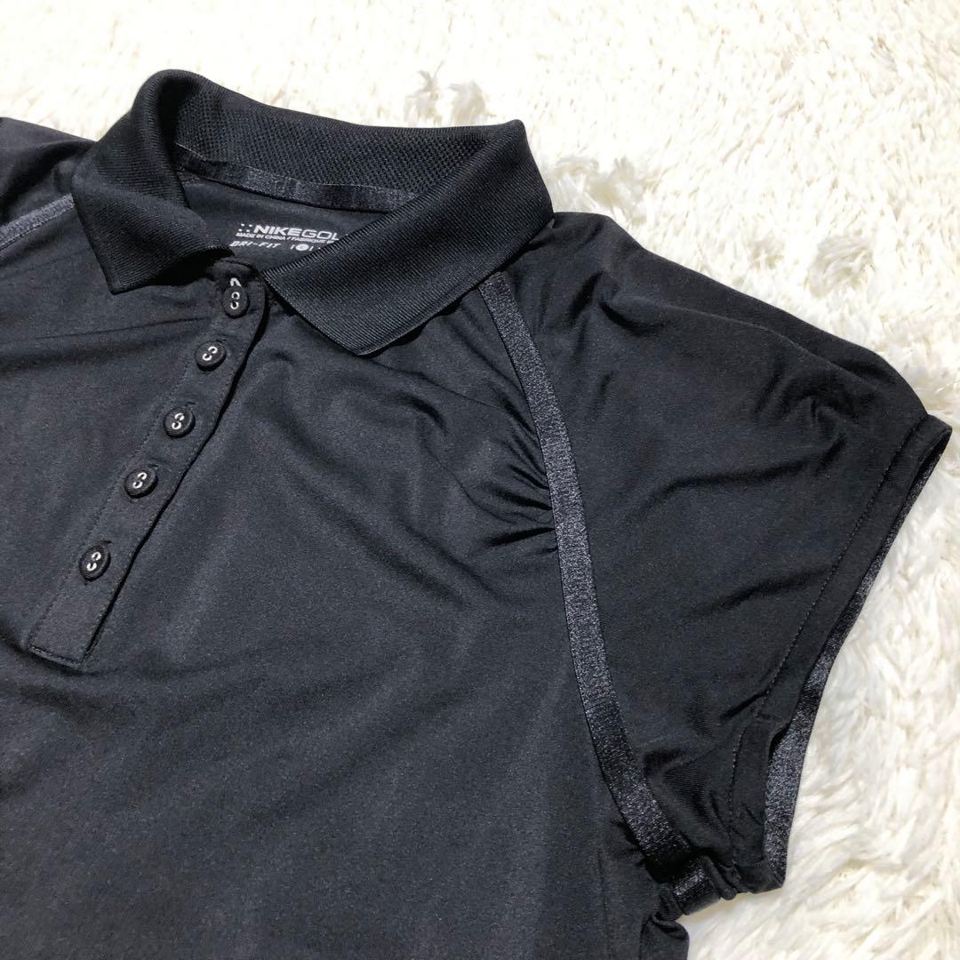 【美品】ナイキゴルフ フリルワンピース ストレッチ ブラック L