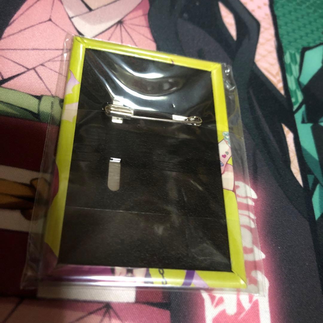 白晳　スクエア缶バッジ