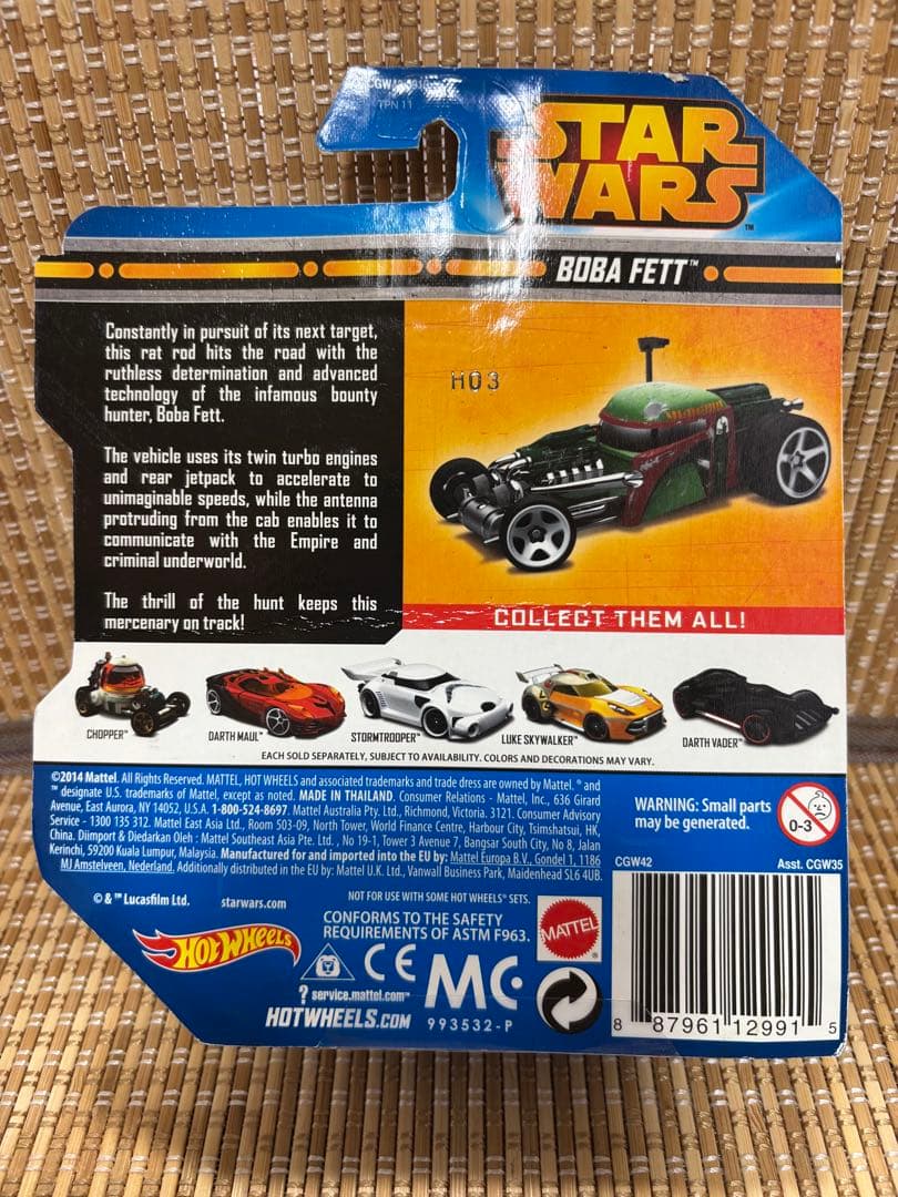 Hot Wheels Boba Fett ミニカー　激レア‼️希少品‼️
