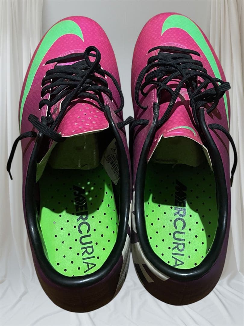 Nike Mercurial サッカーシューズ ピンク/グリーン