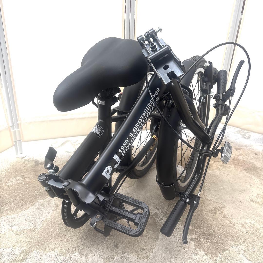 新品未使用 20インチ 折り畳み自転車 ブラック