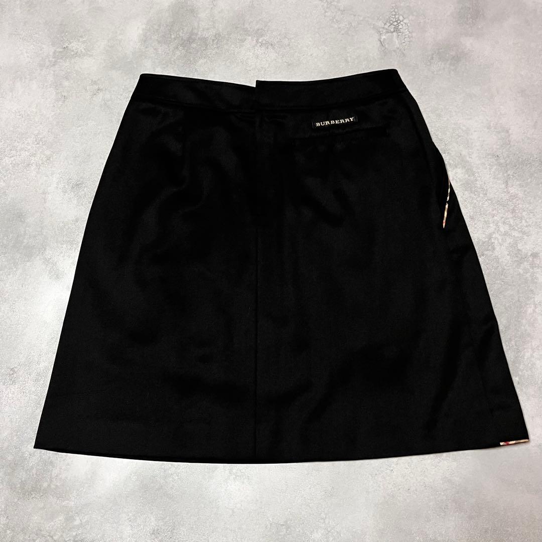極美品✨バーバリーゴルフ　11 ノバチェック　スカート　インナーパンツ付黒