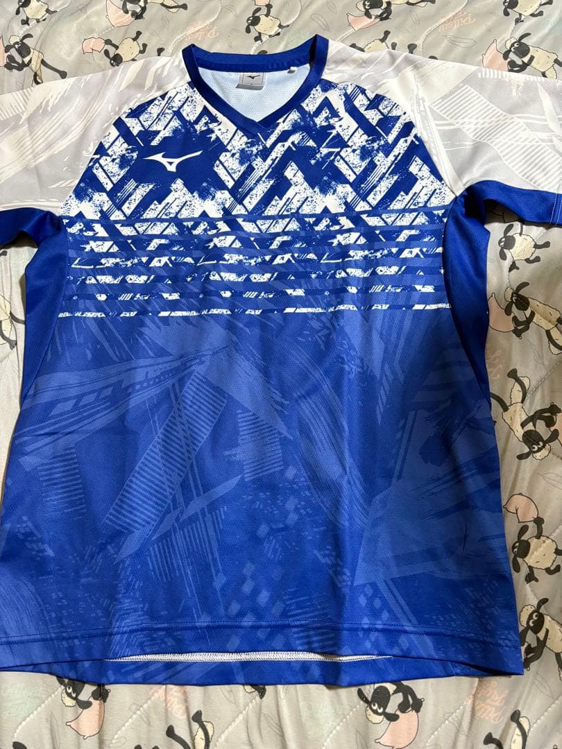 Mizuno ゲームシャツ Tシャツ 青