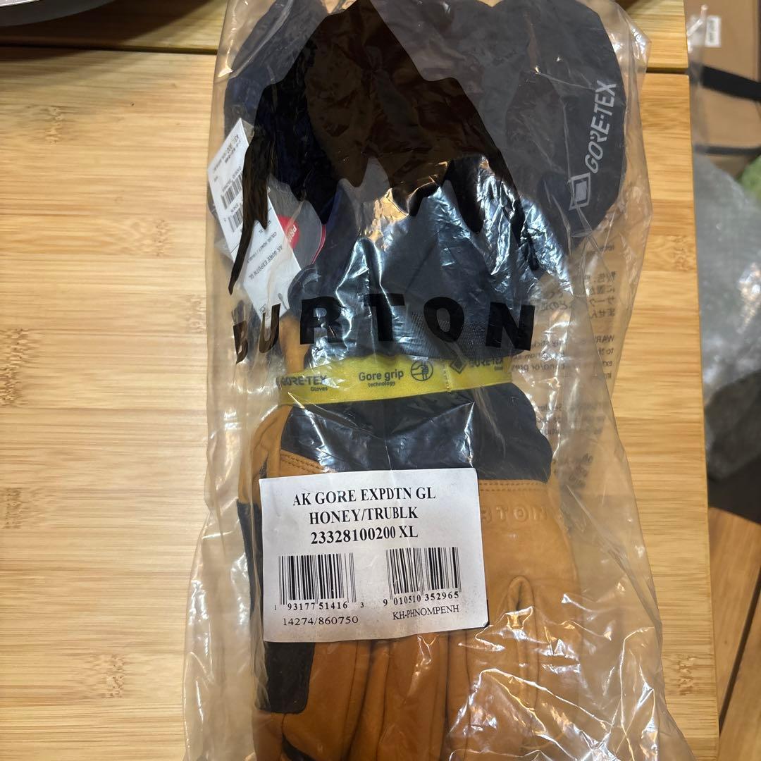 スキー・スノーボードアクセサリー burton ak goretex expedition glove honey