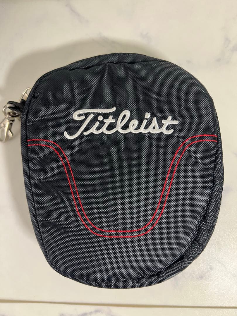 【美品】Titleistタイトリスト ラウンドバッグ ポーチ付
