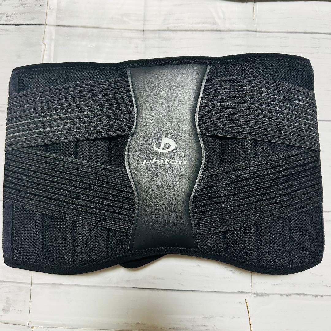 新品未使用 phiten 腰用サポーター 3L ブラック