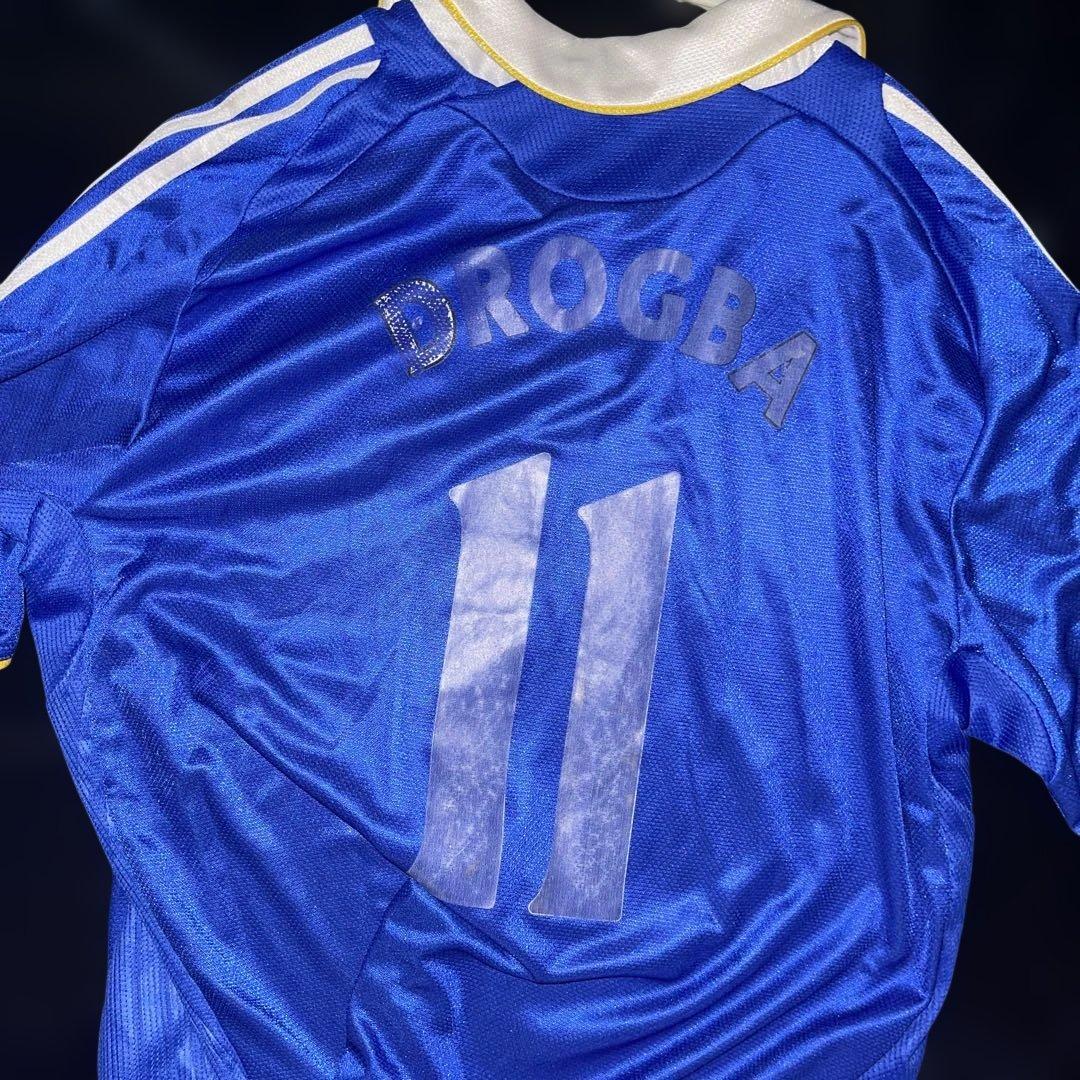 Chelsea FC サッカーシャツ adidas ドログバ