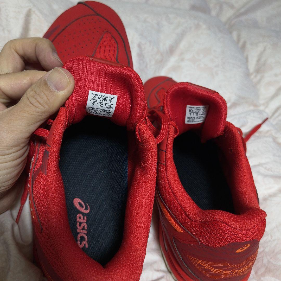 アシックスasics プレステージライト4 エキストラワイド　オムニ　26,0