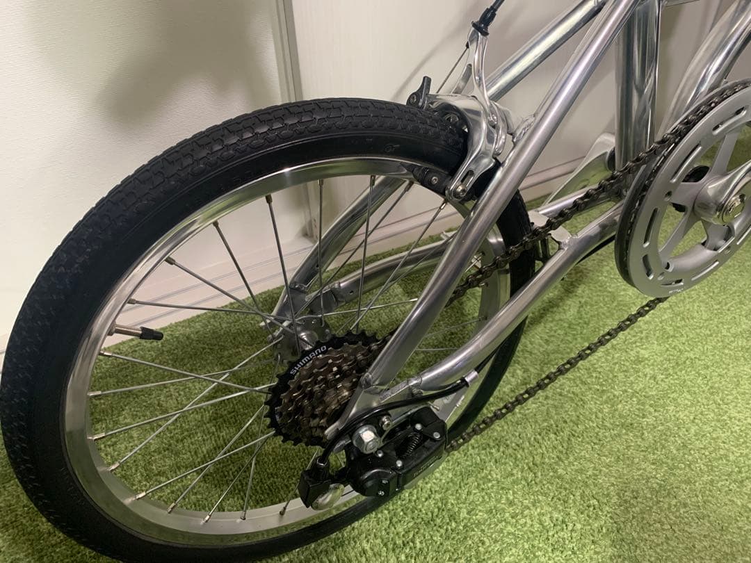 折りたたみ自転車★18インチ★7速★プチリメイク