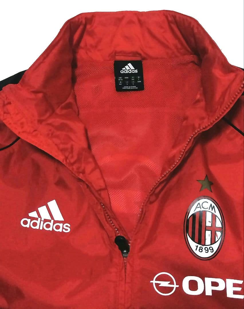 ACミラン adidas ウィンドブレーカー 赤黒 レア ジャケット 2005
