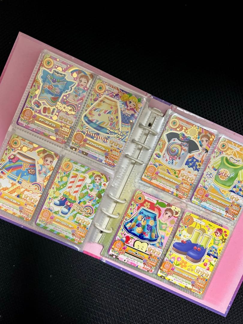 アイカツ まとめ売り 64枚 バインダー付き 22コーデ