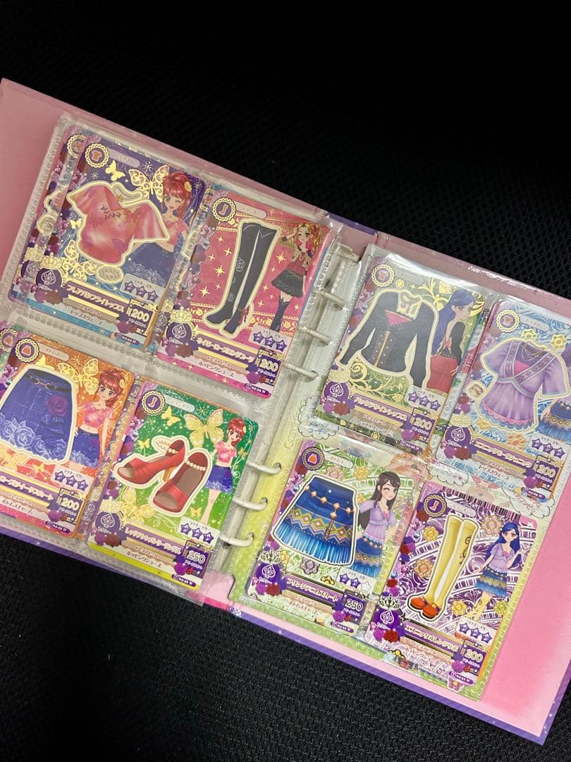 アイカツ まとめ売り 64枚 バインダー付き 22コーデ