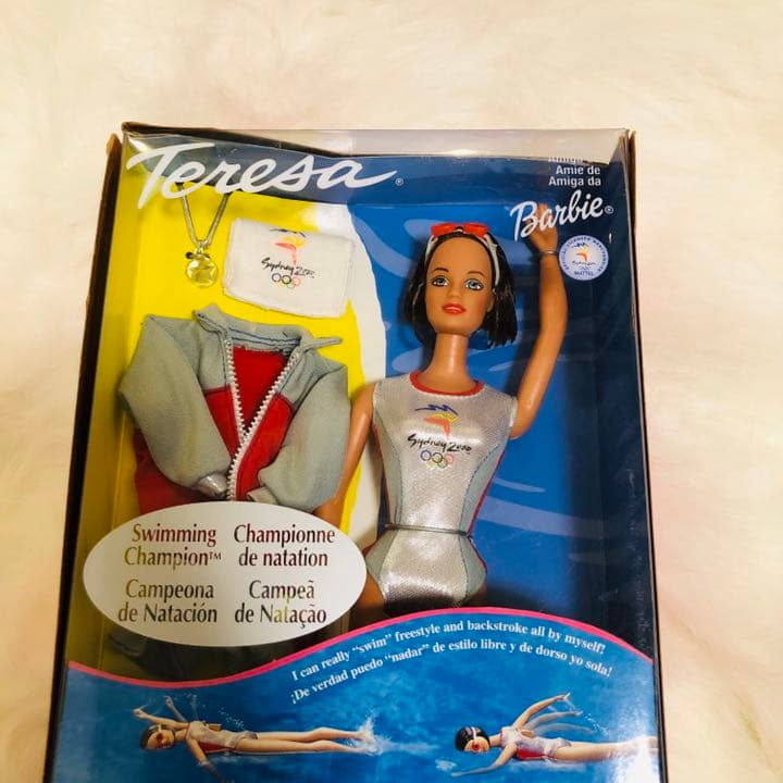 レア オリンピック Barbie バービー swimming テレサ