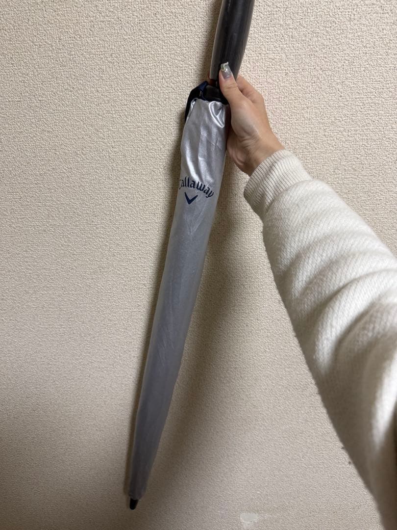 Callaway ゴルフ用傘 シルバー/ネイビー