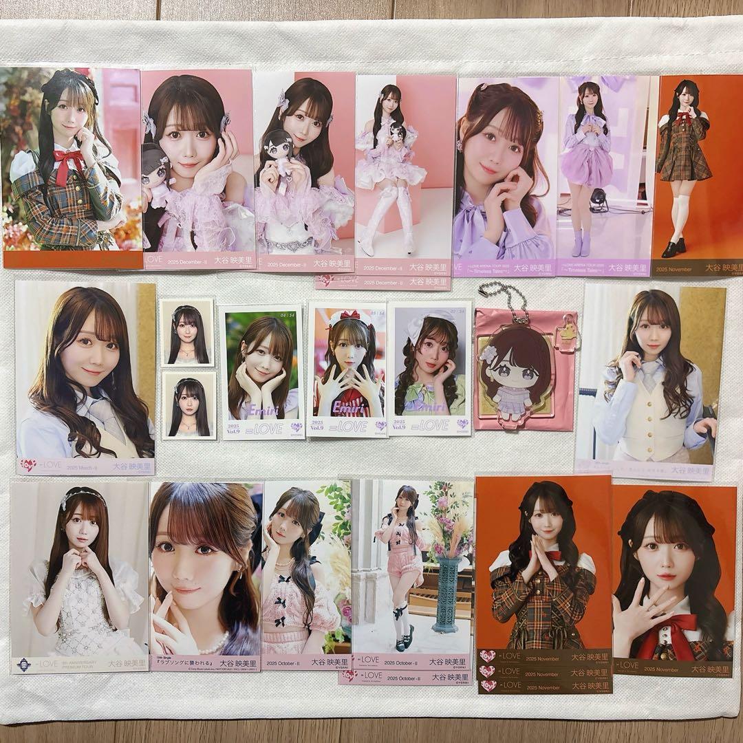 イコラブ 大谷映美里 生写真 ミニフォト ID ミニくじご当地レア まとめ売り