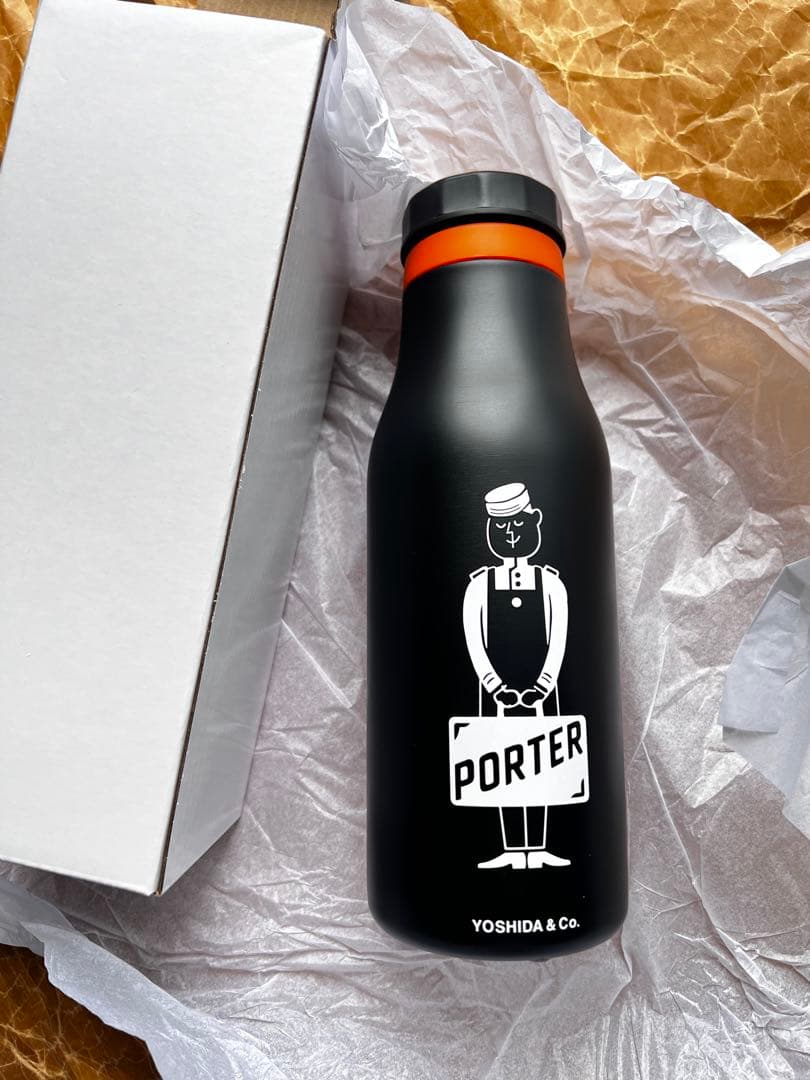 ポーター PORTER スターバックス ステンレスボトル ブラック