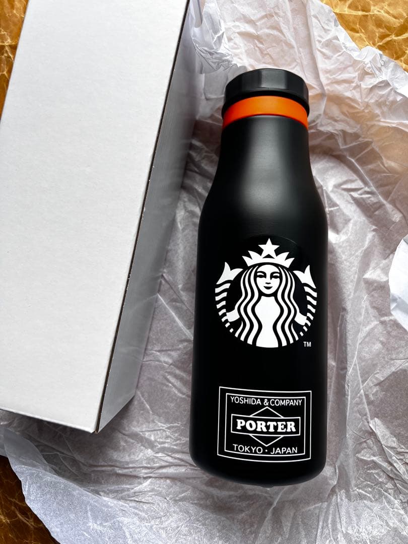 ポーター PORTER スターバックス ステンレスボトル ブラック
