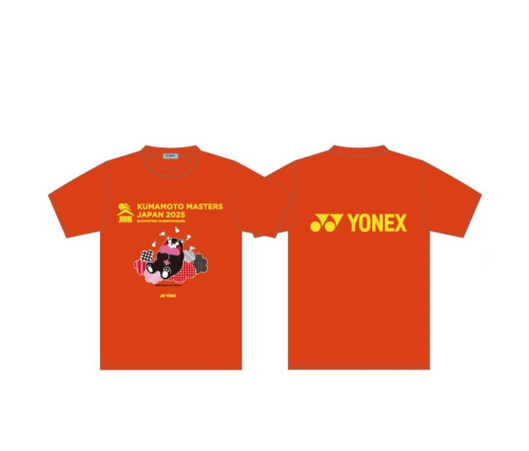 YONEX ヨネックス クマモトマスターズオープン 2025 くまモン Tシャツ
