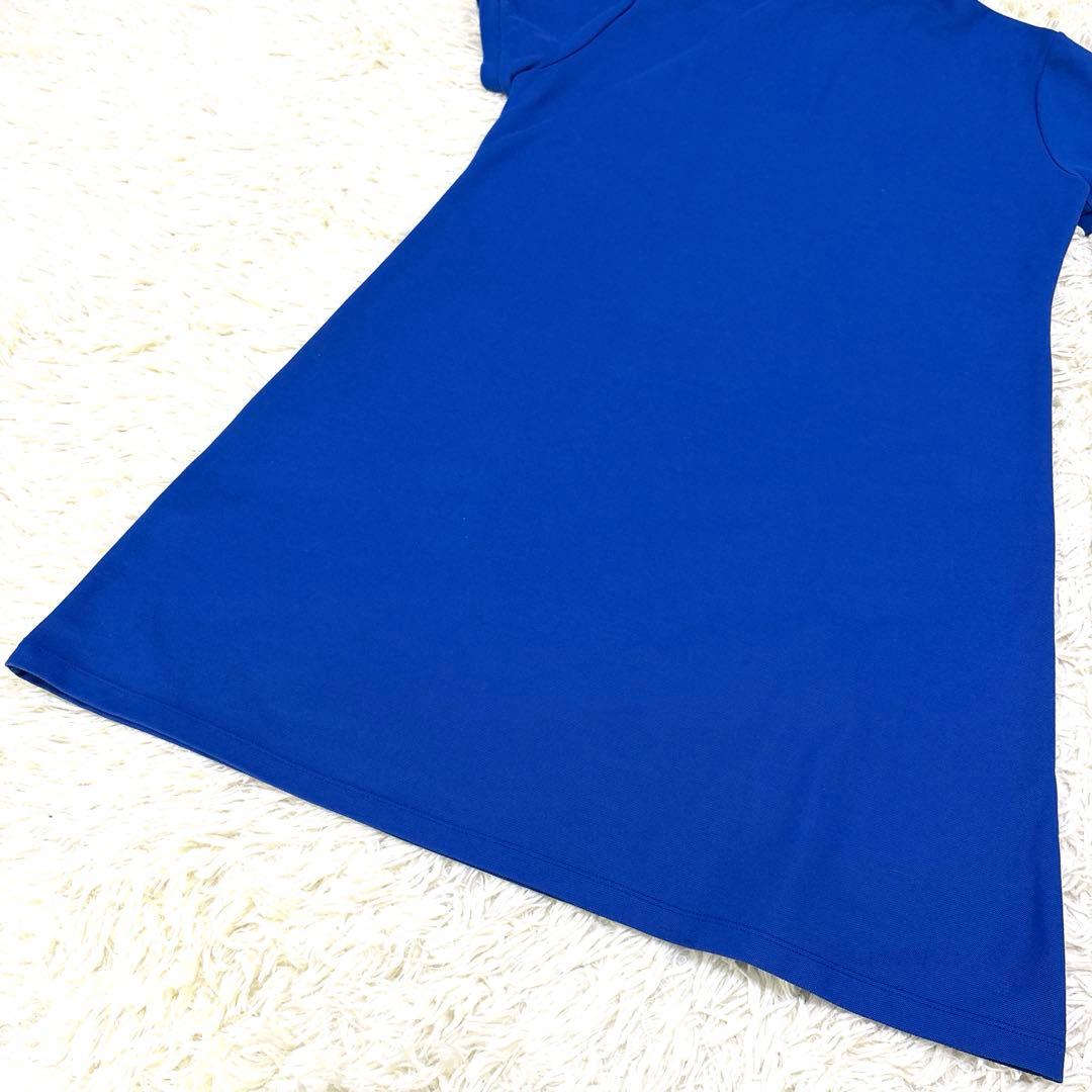 本日最安値Munsingwearマンシングウェア青ポロワンピース 3Ｌ⭐️美品⭐️