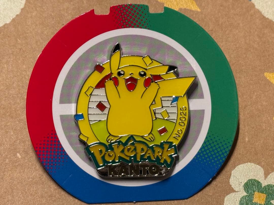 ポケパークカントー ピンズ ピンバッジ ピカチュウ