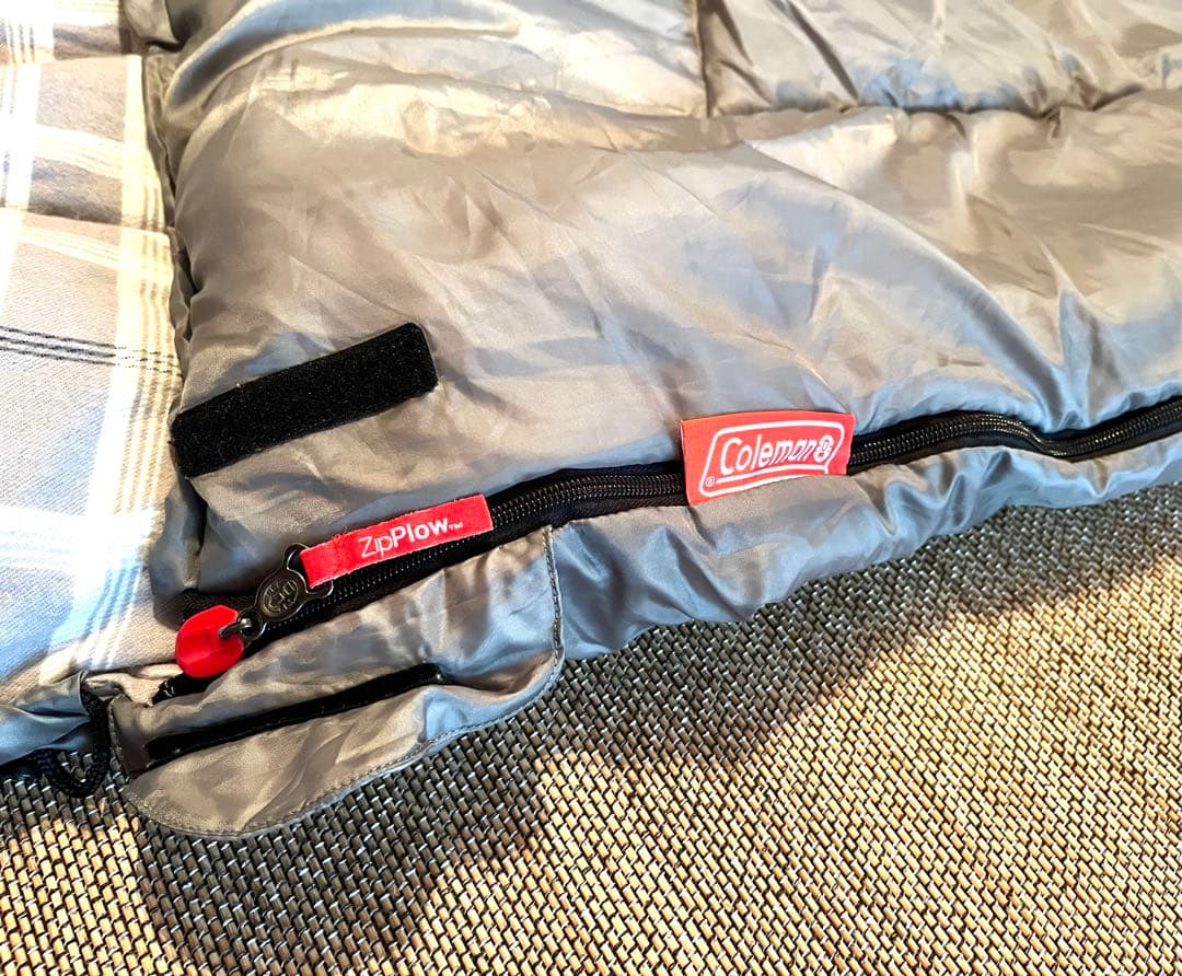 コールマン ハドソンダブル 寝袋 シュラフ ダブルサイズ Coleman 洗濯済