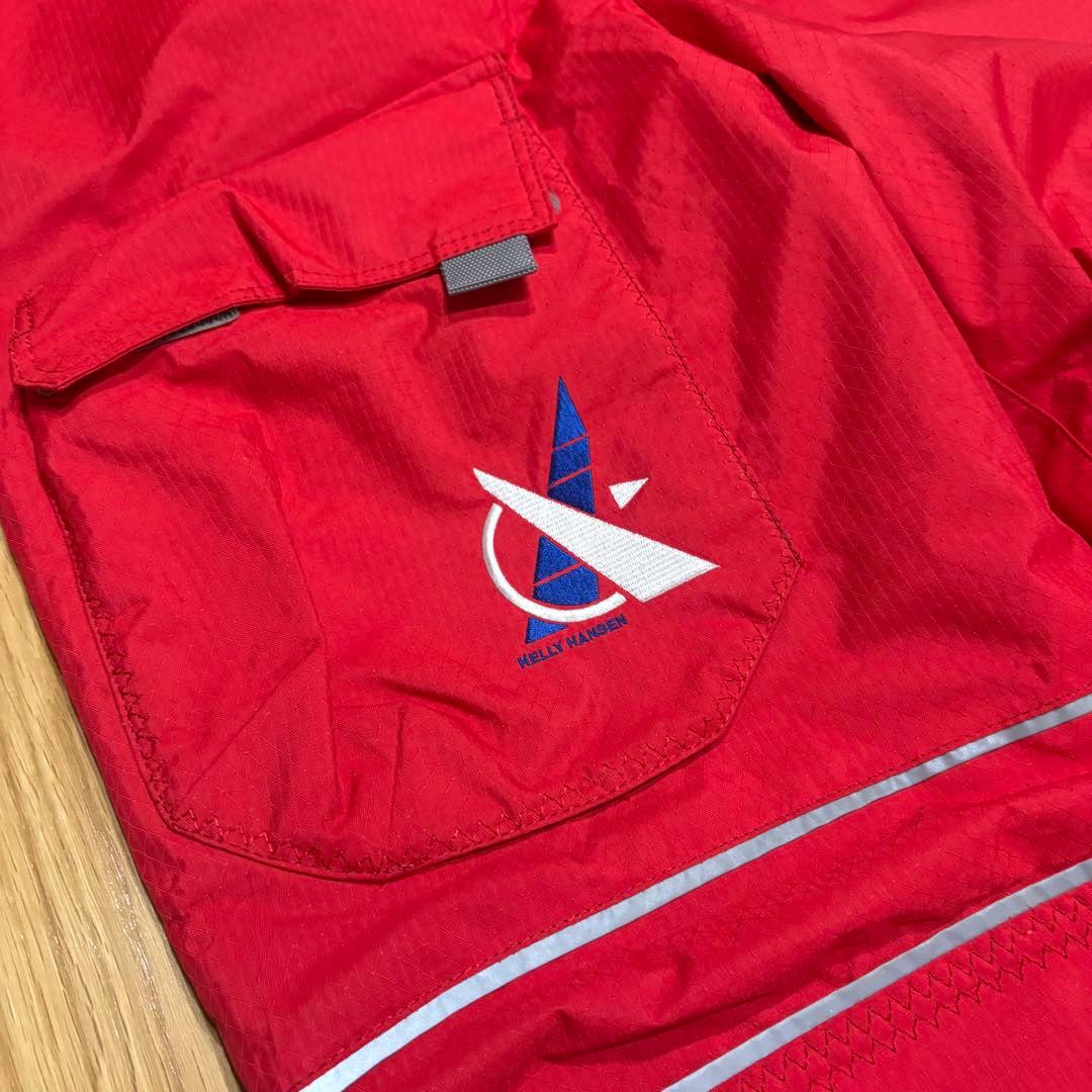 HELLY HANSEN ヘリーハンセン セイリングビブ Mサイズ レッド 防水