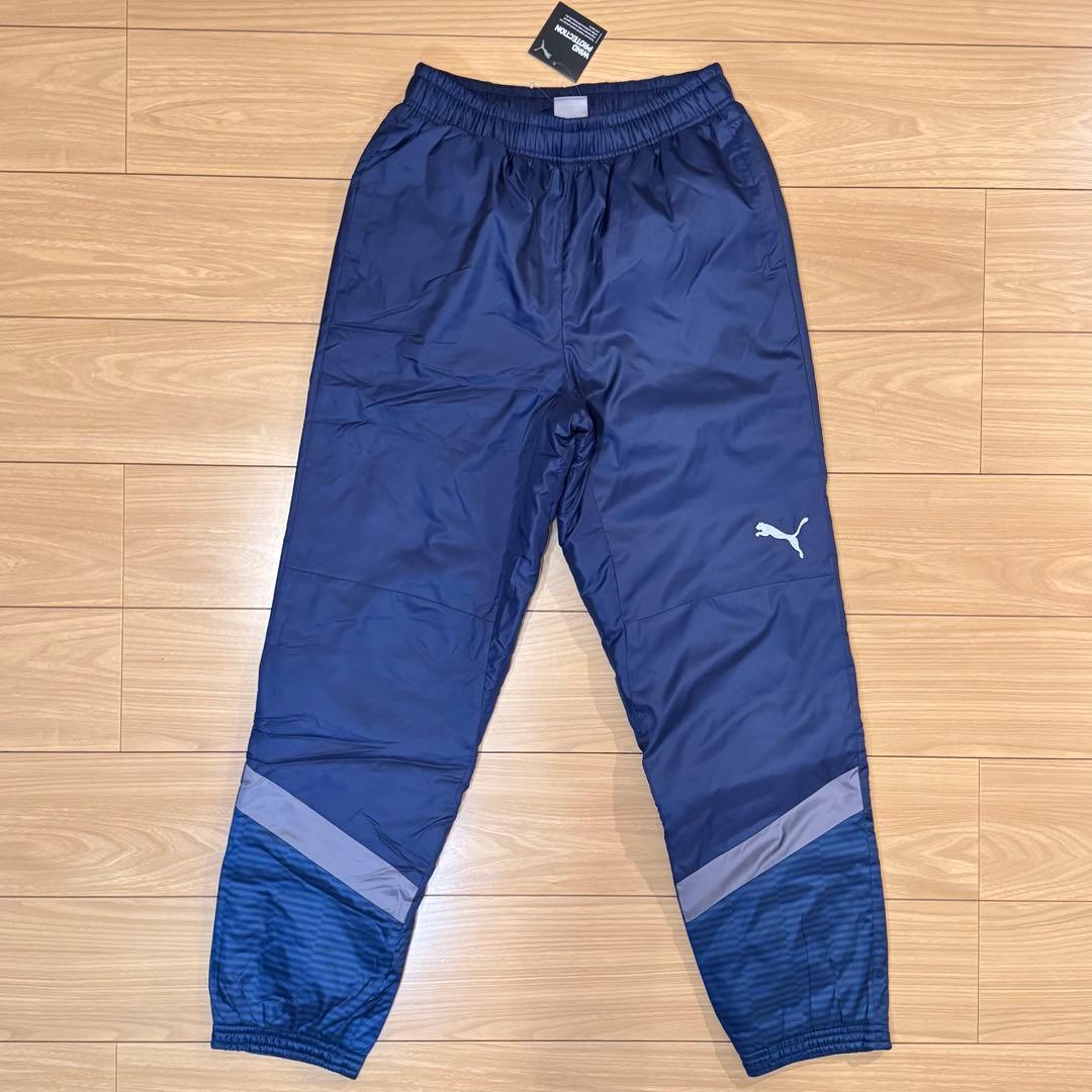 PUMA TEAMFINAL 中綿ウェア上下 M 青/紺 新品