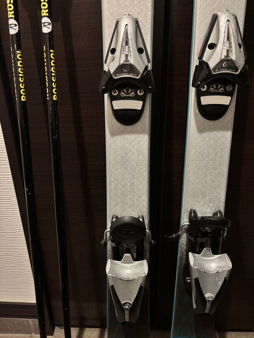 【K2 】【Beluved 】スキー板 【163㎝】【美品】ロシニョールポール