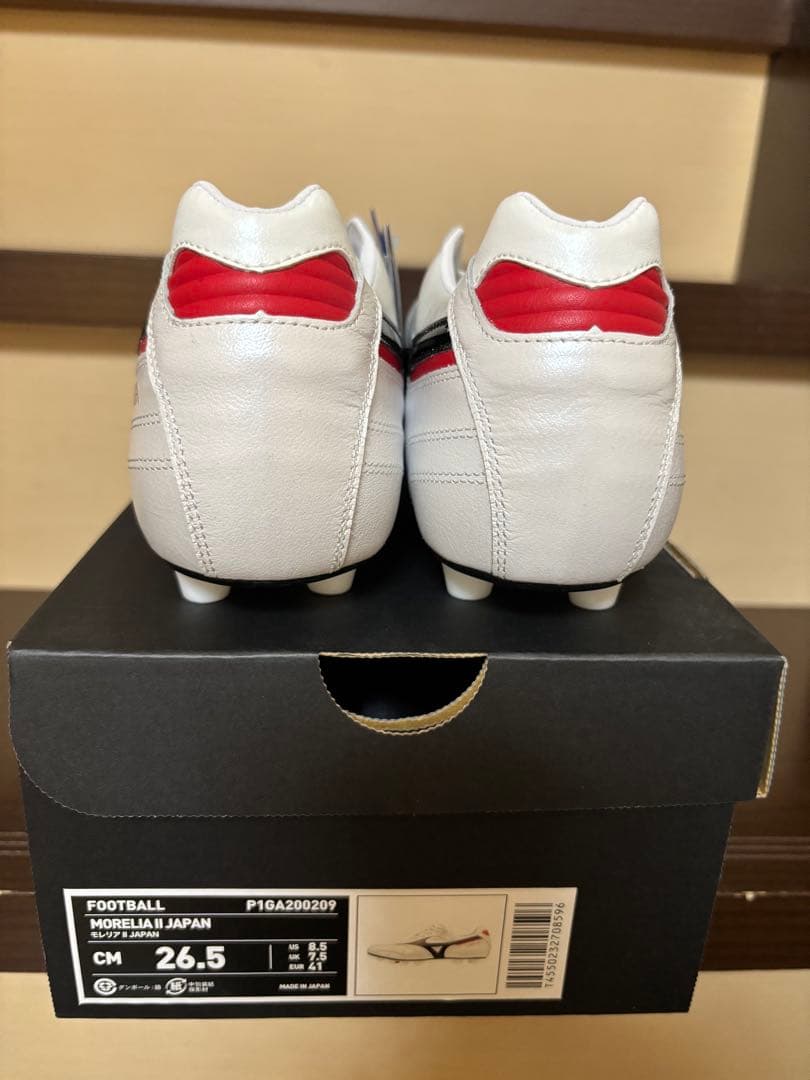 サッカースパイク　ミズノ　モレリア2 JAPAN クロスステッチ　新品　26.5