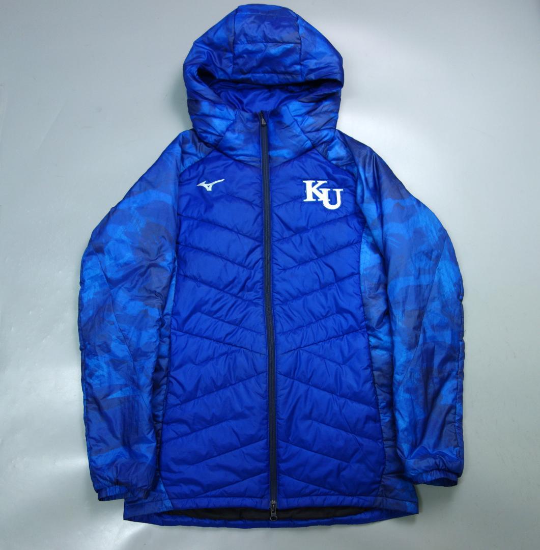 セ*ー様 9237美品 ミズノ 神奈川大学 陸上部 ブレスサーモ 中綿 コート