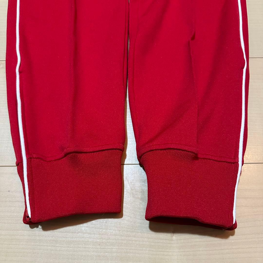 80s adidas アディダス トラックパンツ 赤　西ドイツ デサント製
