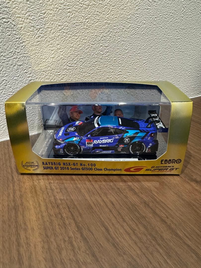 【激レア】エブロスーパーGT RAYBRIG レイブリック2018チャンピオン